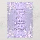 Search for winter wonderland quinceanera invitations Snowflake
