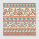 Recherche de motif ethnique cartes postales Sans soudure