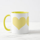 Search for yellow hearts mugs Valentine