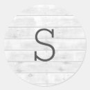 Search for rustic monogrammed stickers Chic