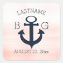 Search for navy blue nautical stickers Initials