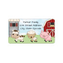 Search for farm birthday return address labels Baby shower