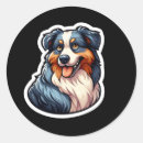 Search for australian shepherd dog stickers Cartoon