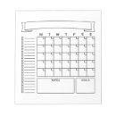 Search for monthly notepads Organization