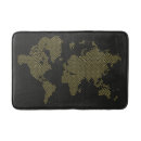 Search for world map bath mats Geography