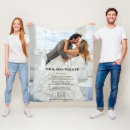 Search for wedding photo blankets Bride and groom