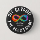 Search for autism spectrum buttons Colourful