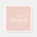 Search for pink graduation napkins Graduate