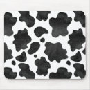 Search for cow print mousepads Black and white