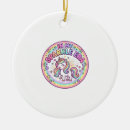 Search for print on demand ornaments Unicorn