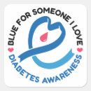 Search for diabetes awareness stickers Support