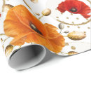 Search for orange poppy wrapping paper Rose