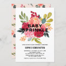 Search for baby sprinkle twins invitations Floral