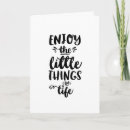 Search for the best things in life cards Typography