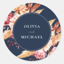 Search for navy wedding stickers Watercolor