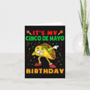 Search for latin birthday cards Tuesday taco