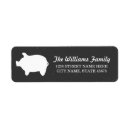 Search for chalk board return address labels Rustic