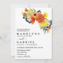 Search for daisy bouquet wedding invitations Floral