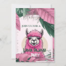 Search for lama invitations Pink