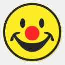 Recherche de nez clown autocollants Sourire