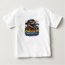 Recherche de dinosaure de bébé tshirts Coloré