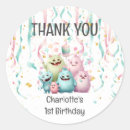 Search for little monsters stickers Pink