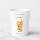 Search for bridal shower paper cups Love at first spritz