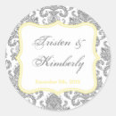 Search for yellow damask stickers Lace