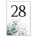Search for succulents table cards Boho