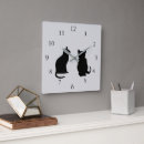 Recherche de animaux familiers horloges Silhouettes