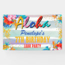 Search for luau birthday banners Floral
