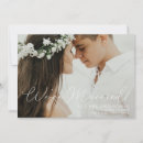 Search for reception wedding announcement cards Chic