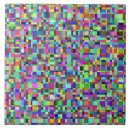 Recherche de motif multicolore carreaux Abstrait