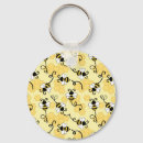 Search for cute bee keychains Hexagon