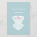Search for corset bridal shower invitations Chic