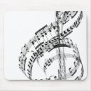 Recherche de musique feuille tapis souris Note musicale