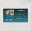 Recherche de cat business cards Chatte