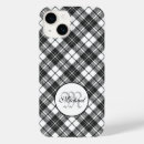 Recherche de tartan noir iphone coques Élégant