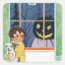 Search for cute halloween dog stickers Jack o lantern