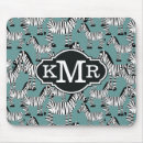 Search for monogram zebra pattern mousepads Animal
