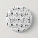 Recherche de chien noir et blanc badges Motif