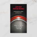 Search for car painting business cards Automotive