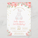Recherche de lapin rose invitations Aquarelle