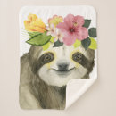 Search for sloth blankets Watercolor