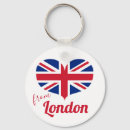 Search for heart shaped flag keychains London