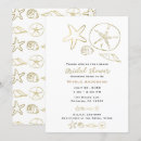 Search for shell bridal shower invitations Summer