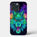 Search for wolves iphone cases Blue