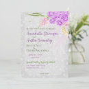 Search for hand painted wedding invitations Purple