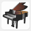 Recherche de piano queue autocollants Instrument