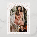 Search for rose graduation invitations Rose gold foil